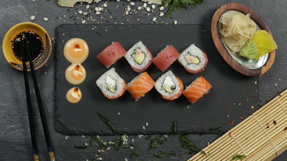 V jednom z menu na týden si můžete vychutnat i sushi!