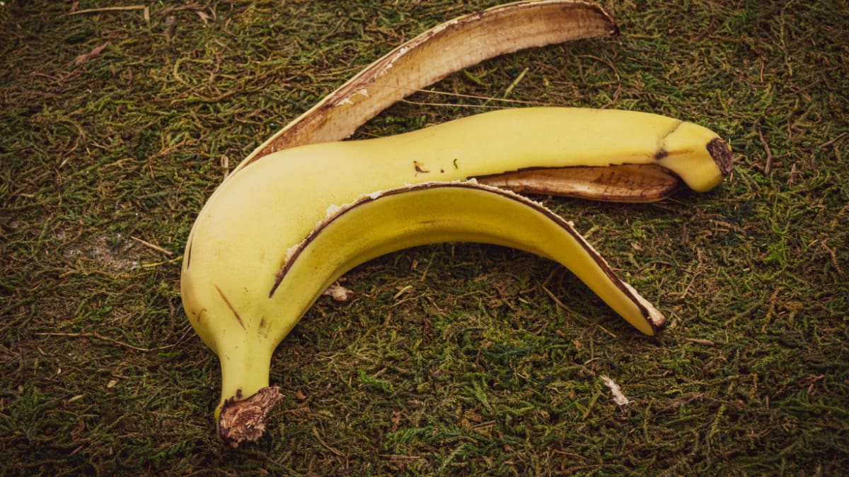 Banánová slupka je jedlá