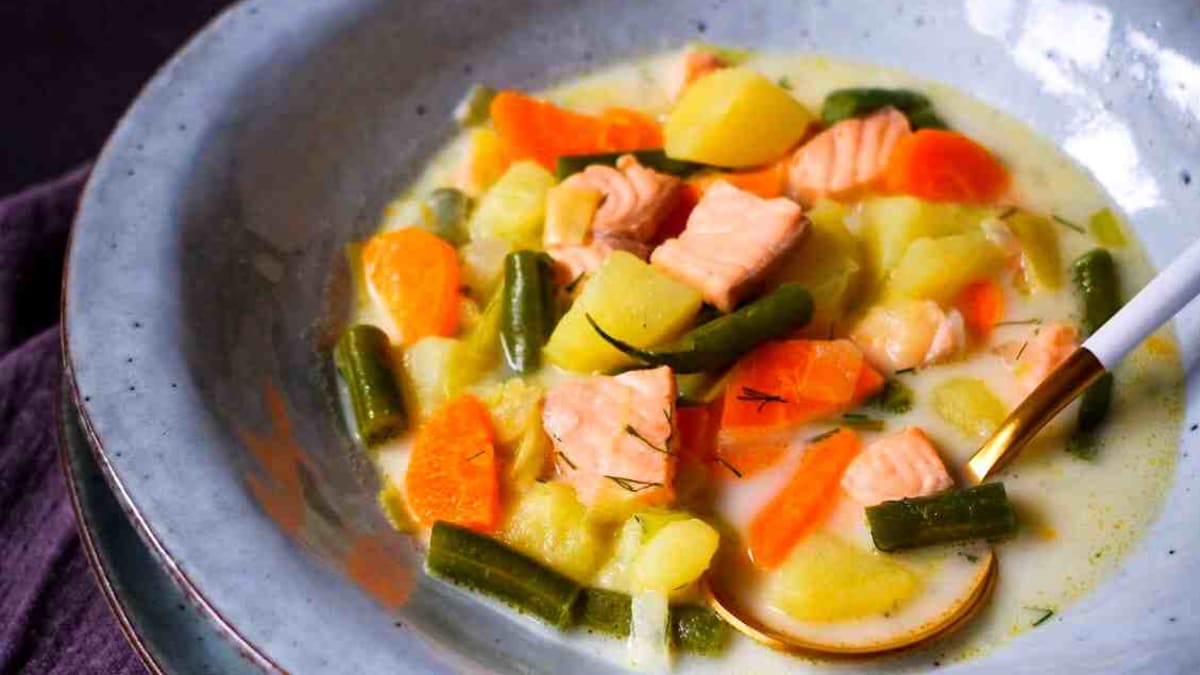 S Klárou v kuchyni: Finská rybí polévka lohikeitto