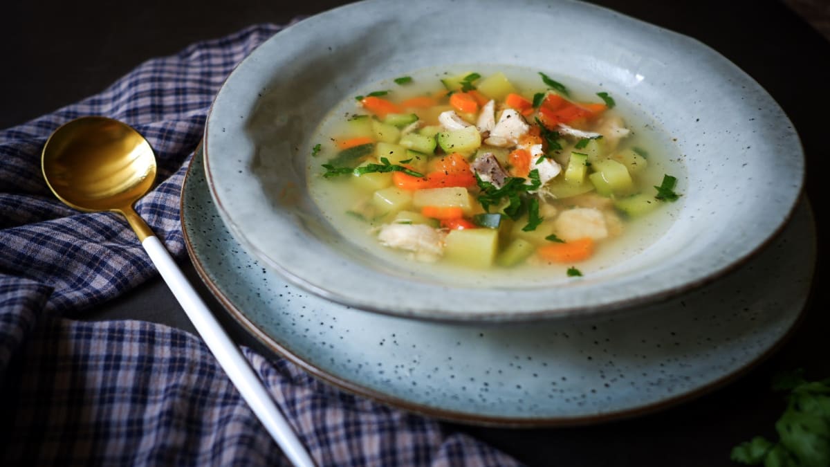 S Klárou v kuchyni: Lehká rybí polévka