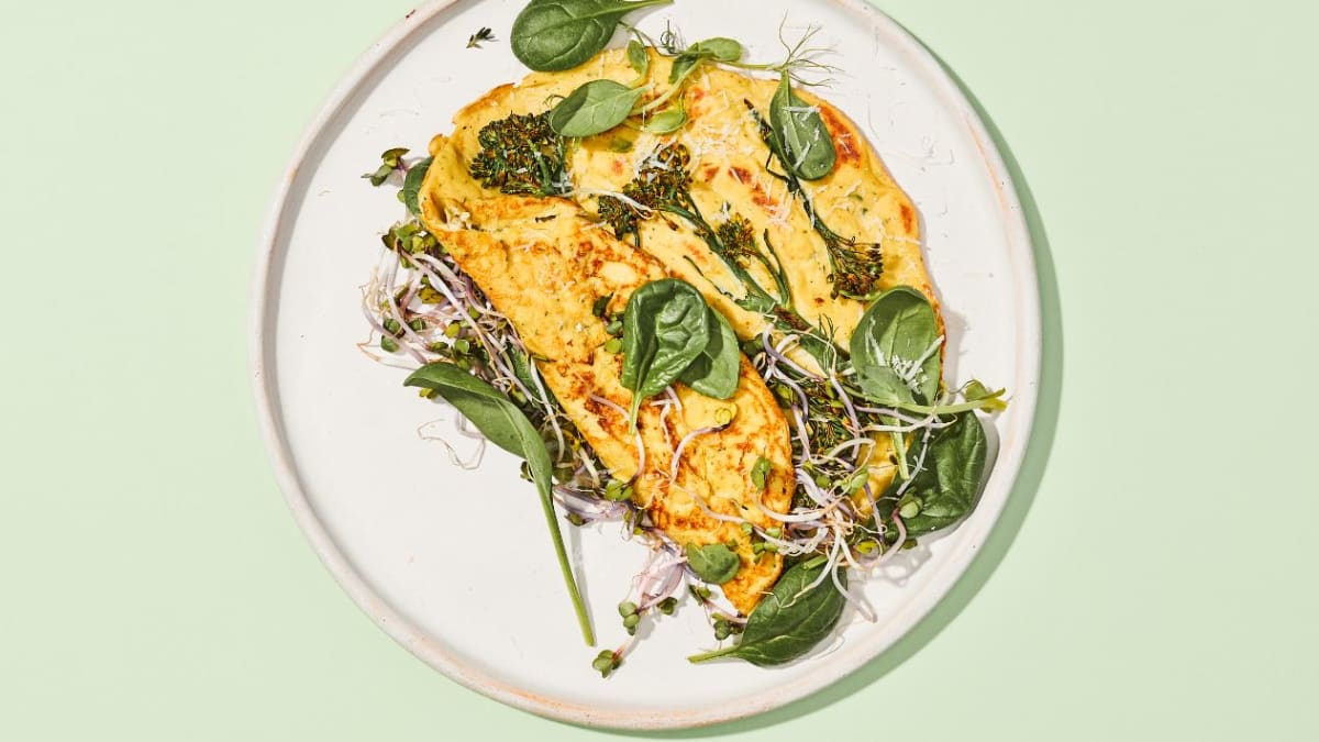 Tofu omeleta s brokolicí