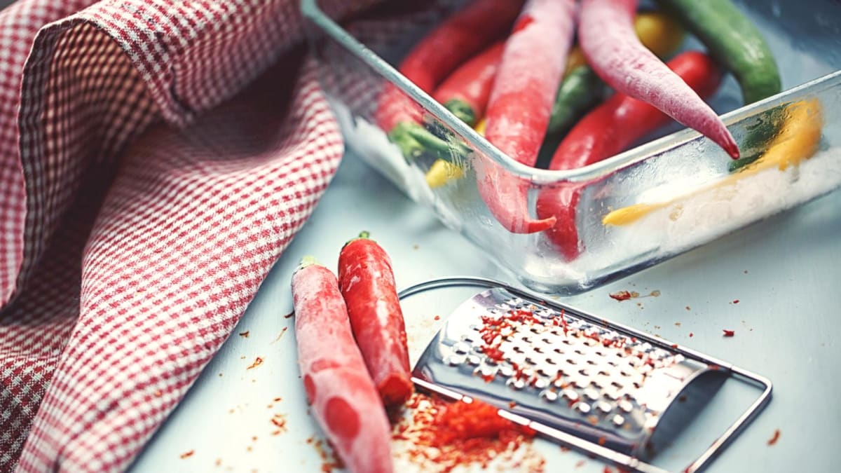Chilli papričky jednoduše zamrazte vcelku