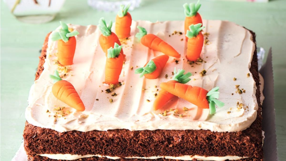 Jarní mrkvový dort