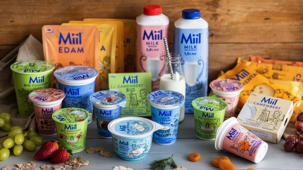 Nová řada mléčných produktů Miil