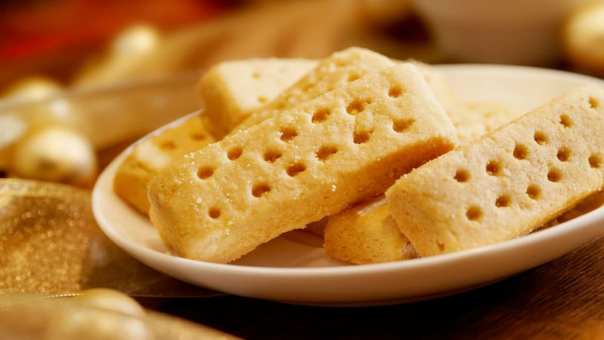 Short bread: Klasické skotské sušenky jsou plné másla
