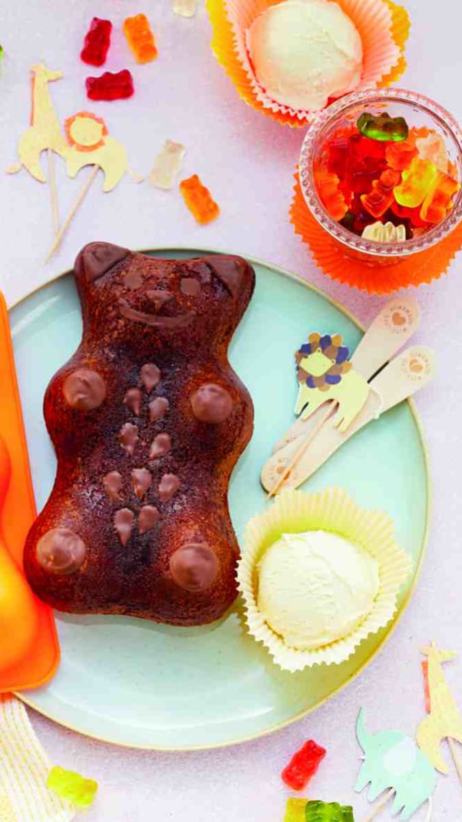 Čokoládový medvídek brownie