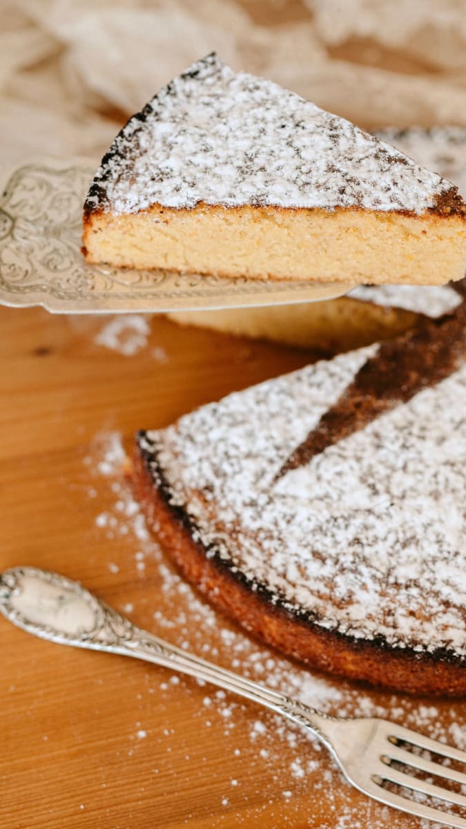Tarta de Santiago – nadýchaný mandlový koláč s vůní citronu 2