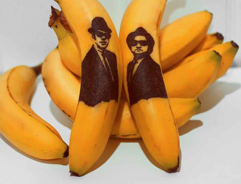 Banana art - The Blues Brothers