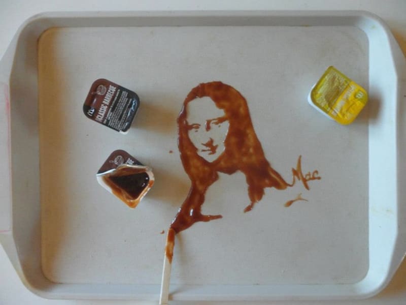 Portréty z jídla a pití - Mona Lisa