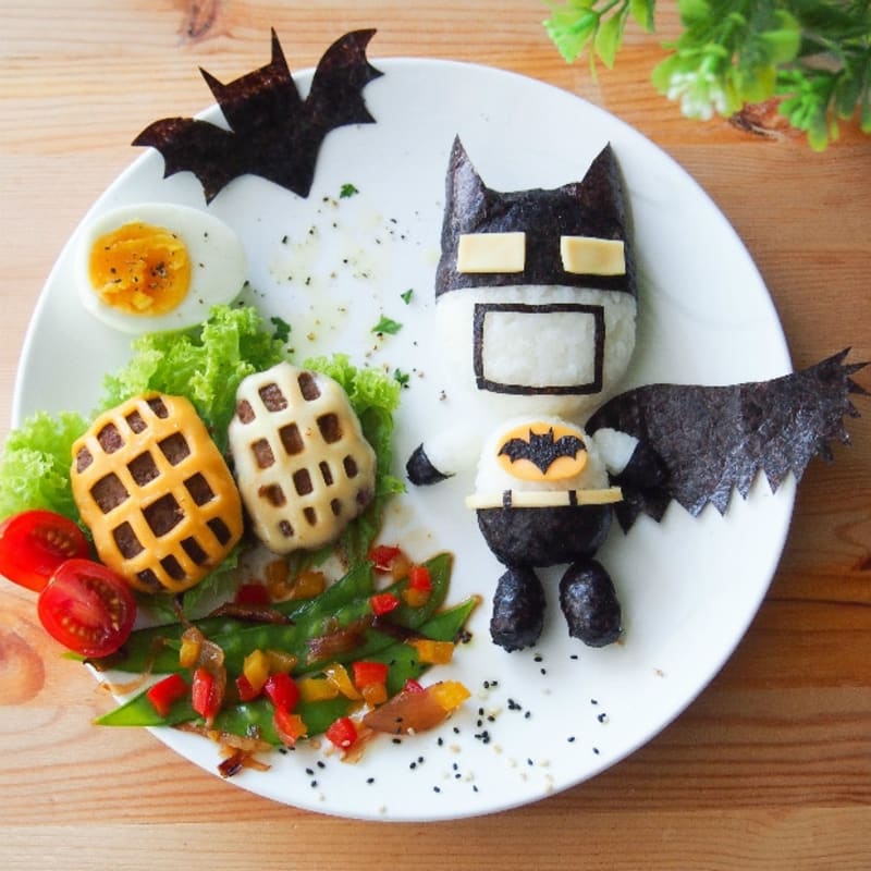 Food art od Samanthy Lee - Batman