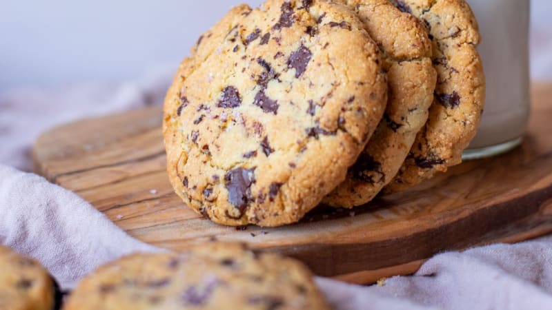Bezlepkové kešu sušenky s čokoládou podle Yummy Paleo