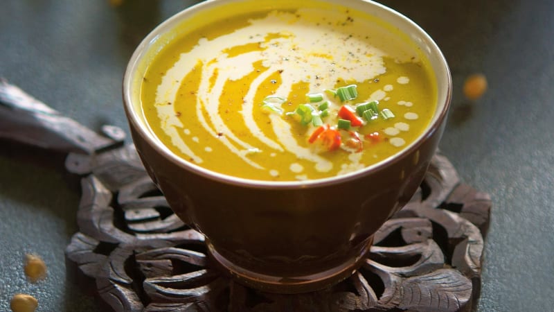 Indická cizrnová polévka