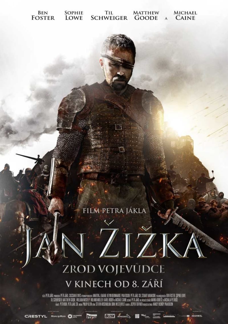 Plakát k filmu Jan Žižka, který jde o kin 8. září 2022