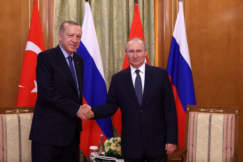 Recep Tayyip Erdogan s Vladimirem Putinem