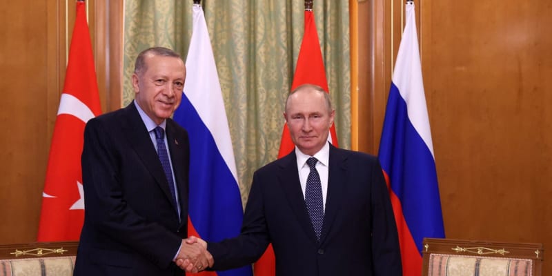 Recep Tayyip Erdogan s Vladimirem Putinem