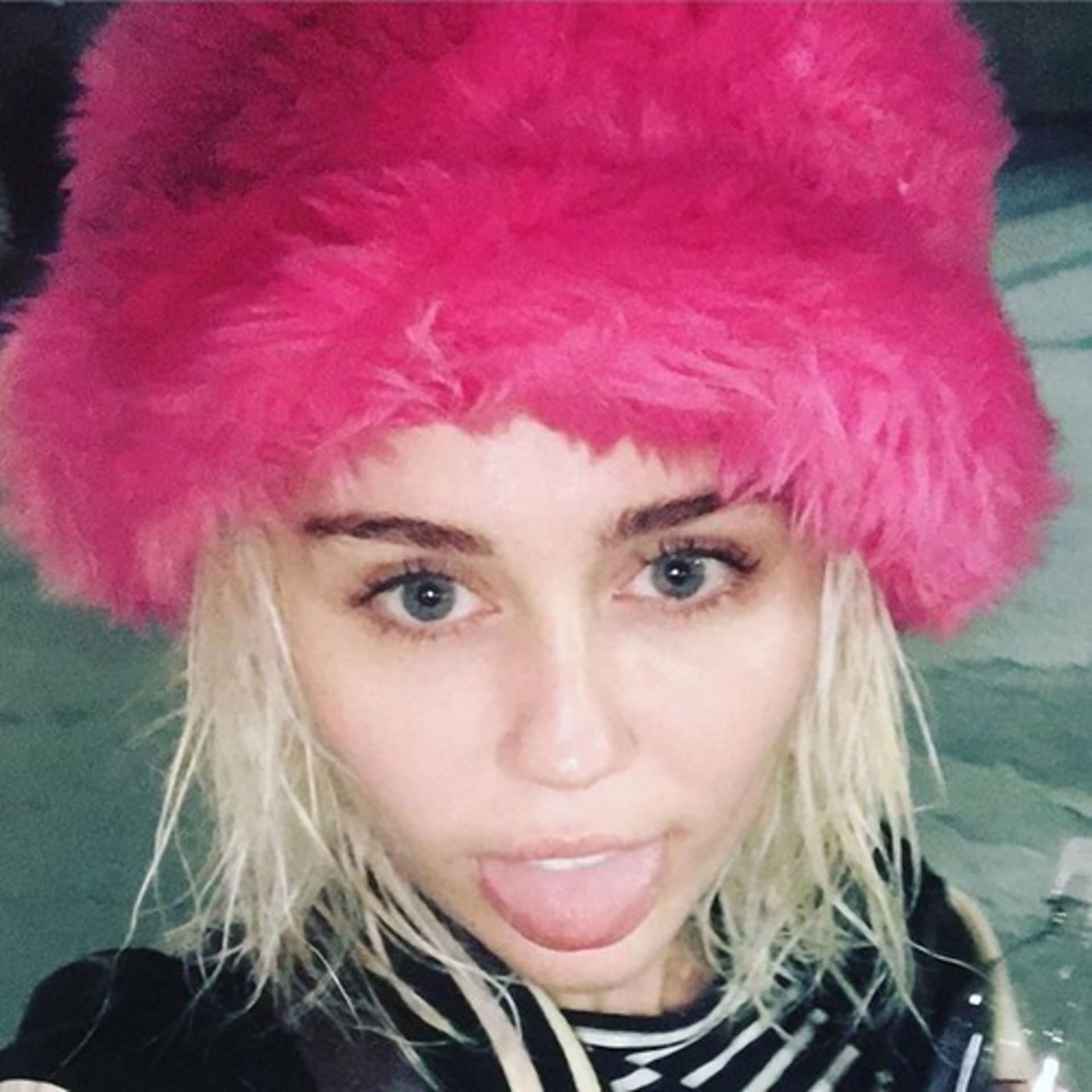 Zpěvačka Miley Cyrus.