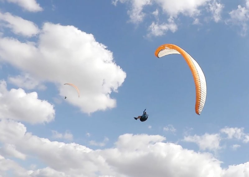 Paragliding u Rané