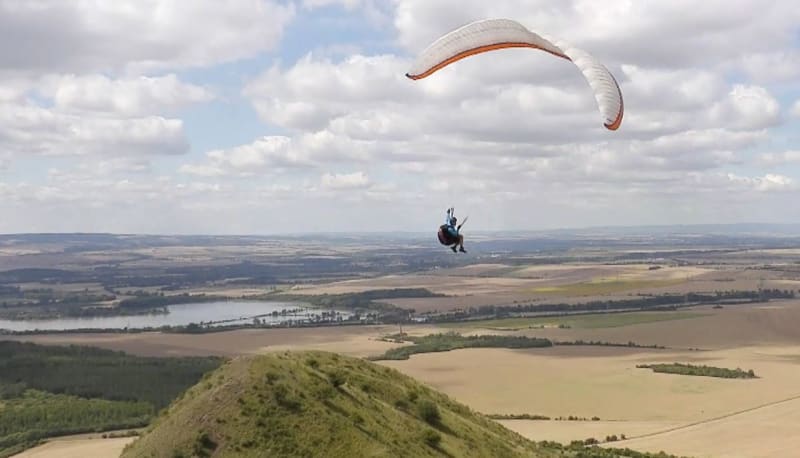 Paragliding u Rané