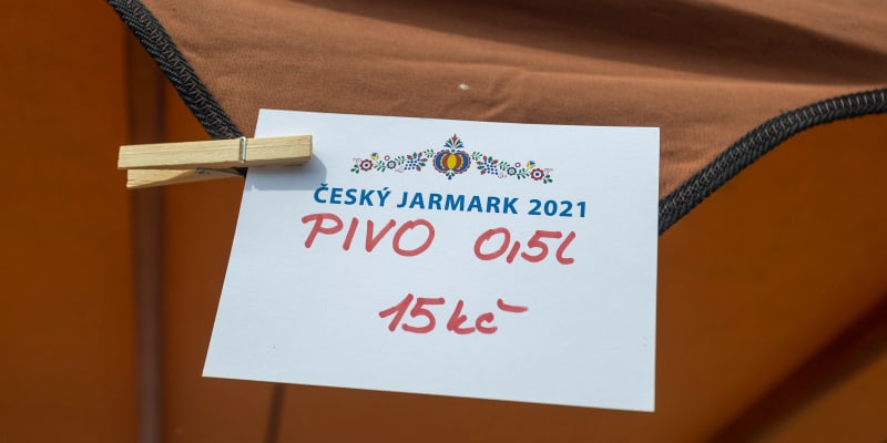 Jarmark SPD před volbami do Poslanecké sněmovny v létě 2021.