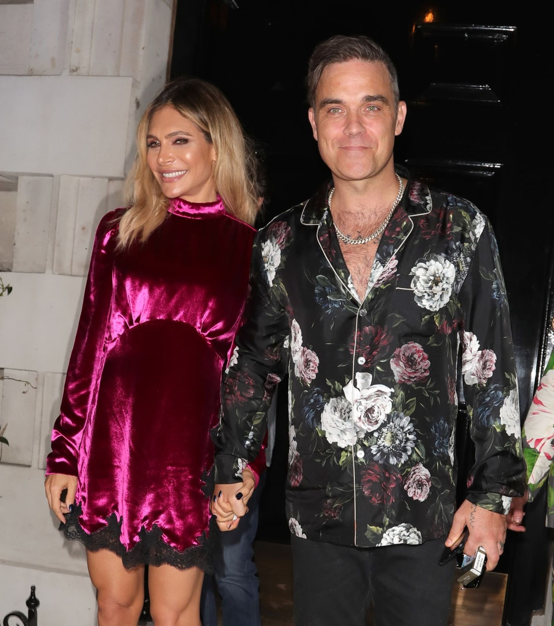 Robbie Williams a jeho manželka Ayda Field