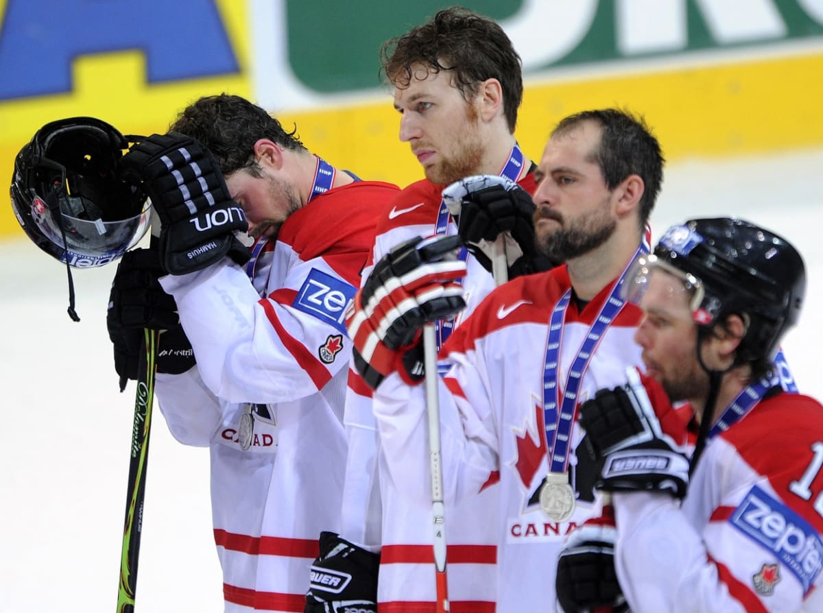 Kanada prohrála na MS v hokeji 2009 finále s Ruskem. 