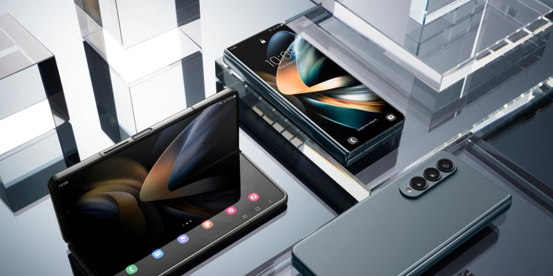 Mobil s ohebným displejem Samsung Galaxy Z Fold4