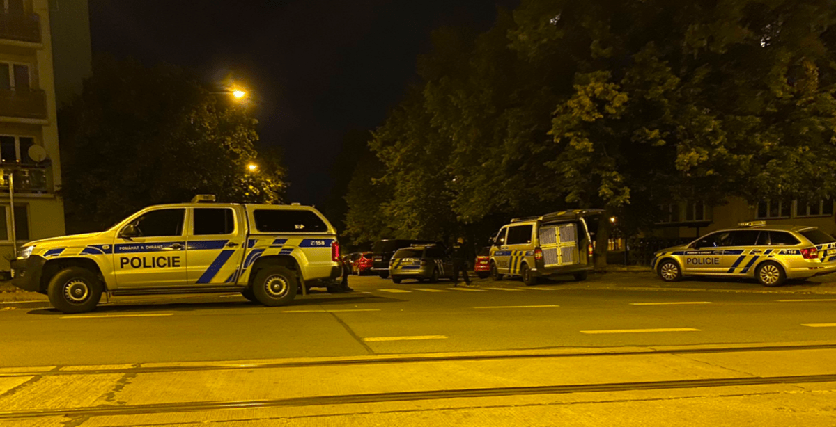 Policie zasahovala ve čtvrtek večer u případu střelby v Plzni