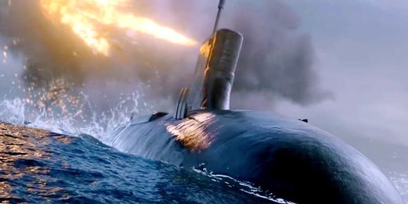 Ponorka v akci ve filmu Útok z hlubin