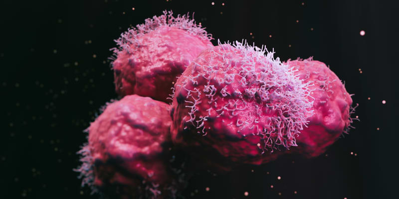 Ilustrace rakovinných buněk