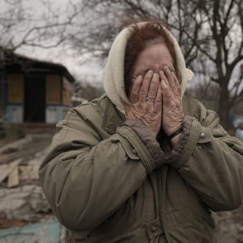 Plačící žena v Andriivce