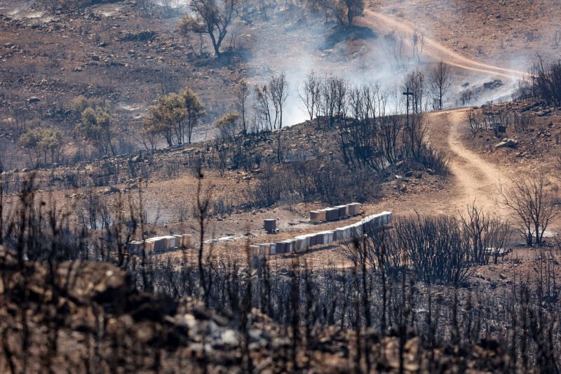 Lesní požáry trápí Španělsko.