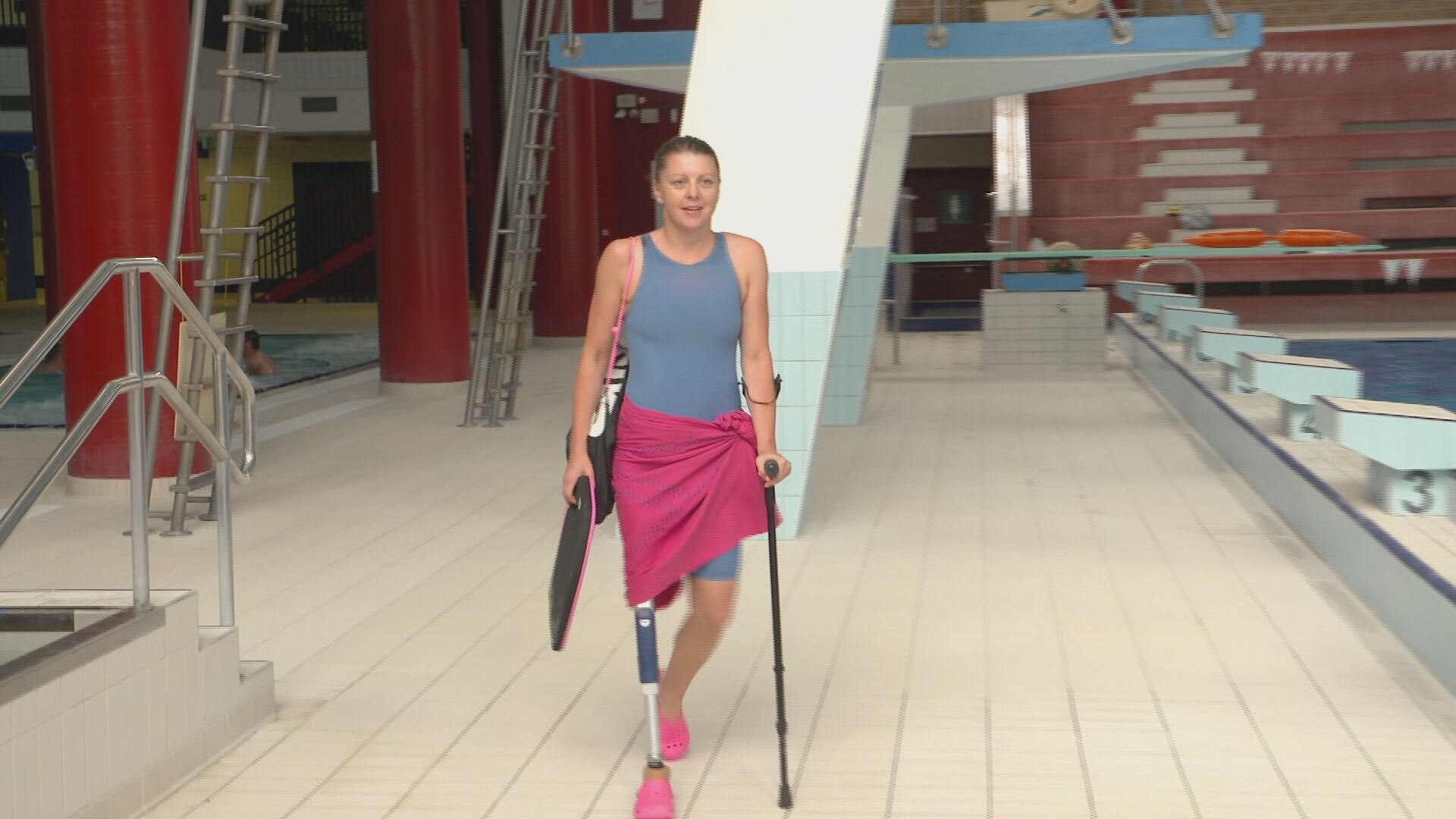 Handicapovaná plavkyně Markéta Pechová svým odhodláním ohromuje svět.