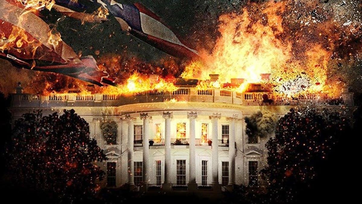 Vypálení Bílého domu ve filmu Pád Bílého domu