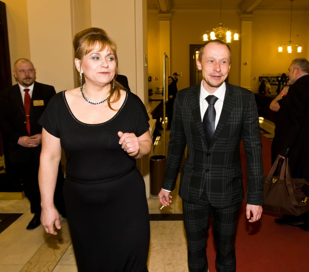 Pavla Tomicová s manželem Ondřejem Malým
