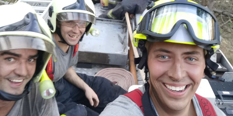 Členové proboštovských hasičů v akci