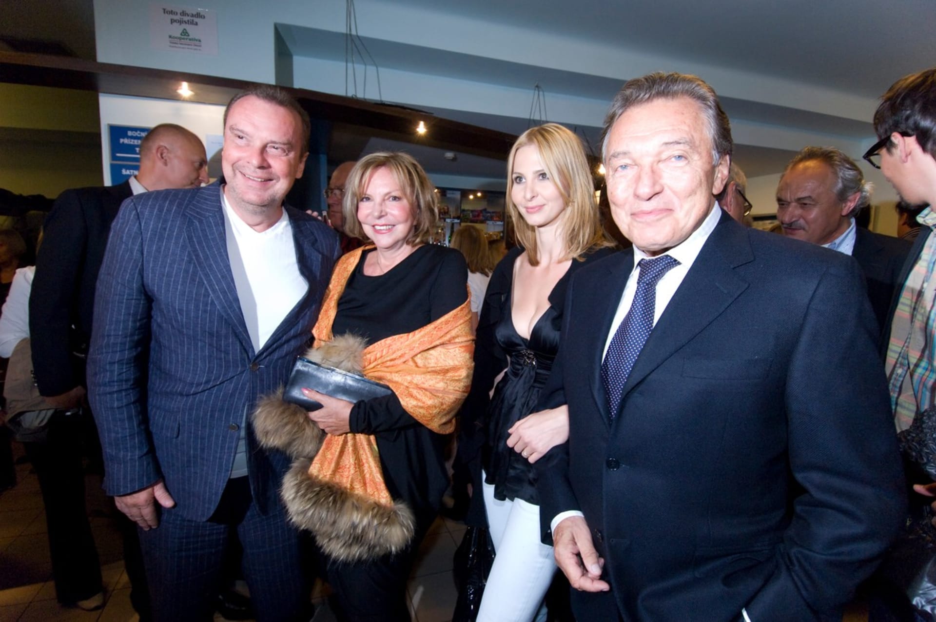 Štefan Margita, Hana Zagorová, Ivana Gottová a Karel Gott v roce 2010.