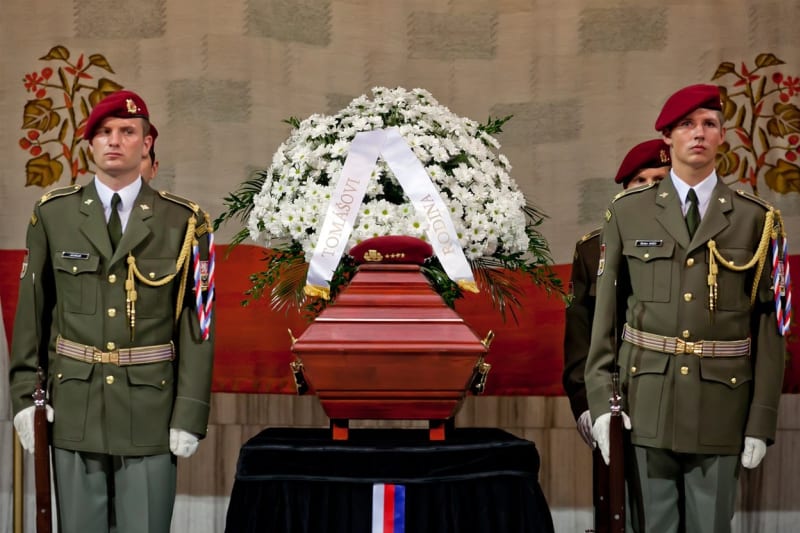 Pohřeb generála Sedláčka 4. září 2012