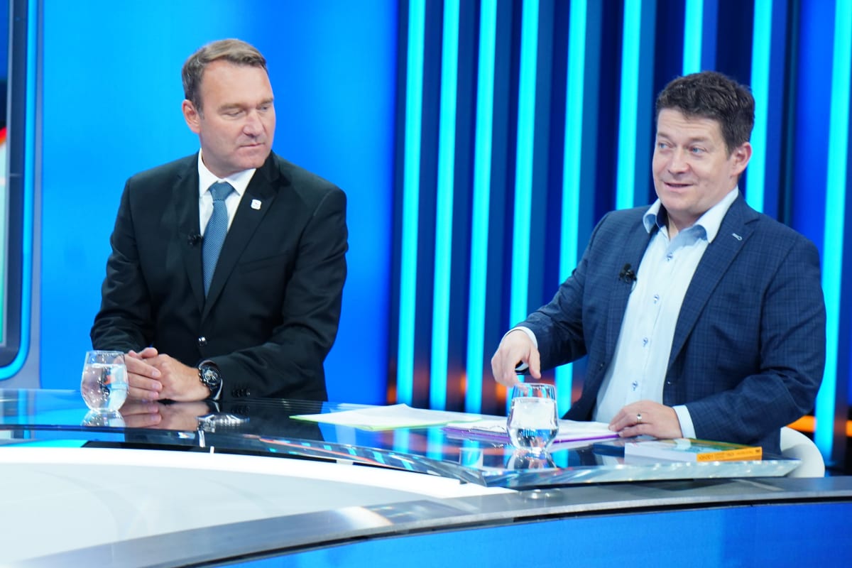 Patrik Nacher a Radim Fiala v Partii (28. 8. 2022)