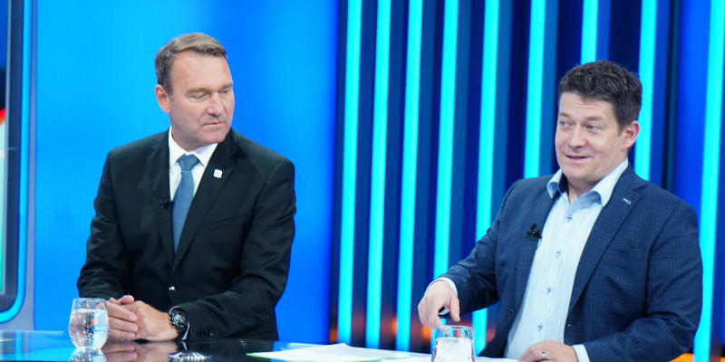Patrik Nacher a Radim Fiala v Partii (28. 8. 2022)