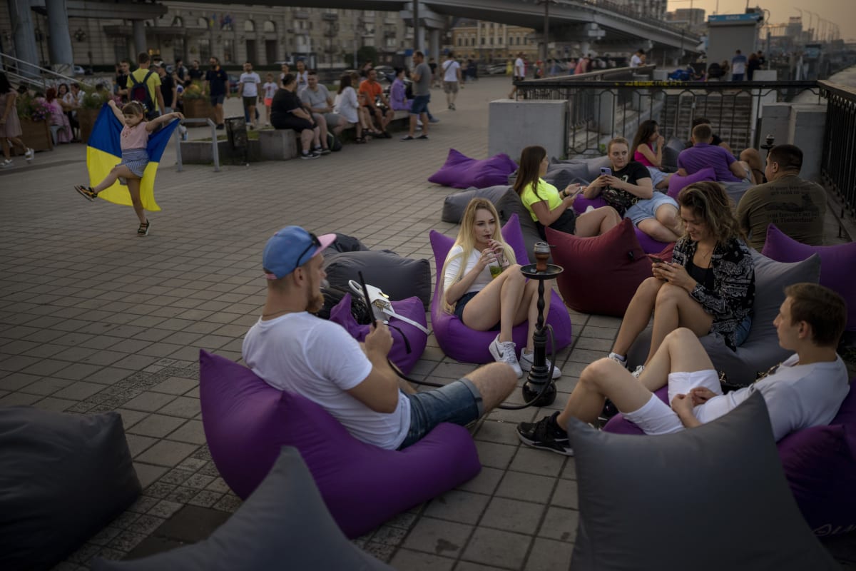 V Kyjevě vládla na konci srpna poměrně poklidná atmosféra