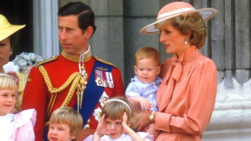 Princezna Diana a princ Charles v roce 1985