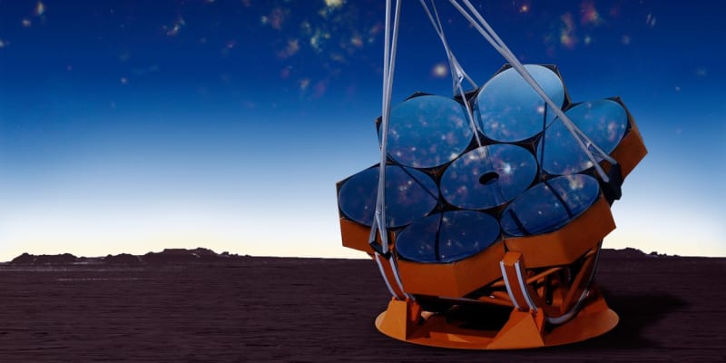 Render Velkého Magellanova teleskopu