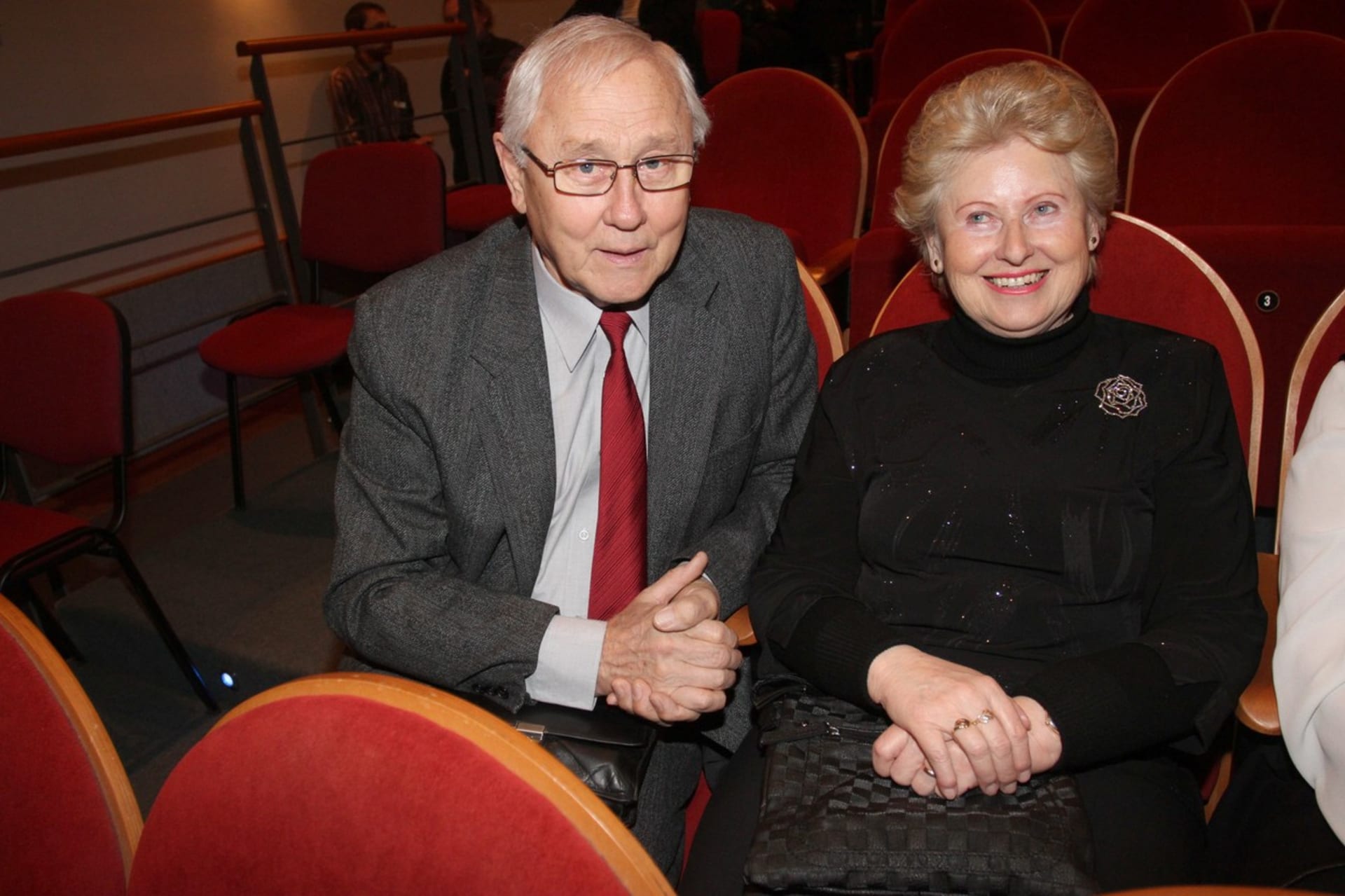 Jaroslav Satoranský s milovanou manželkou Libuší.