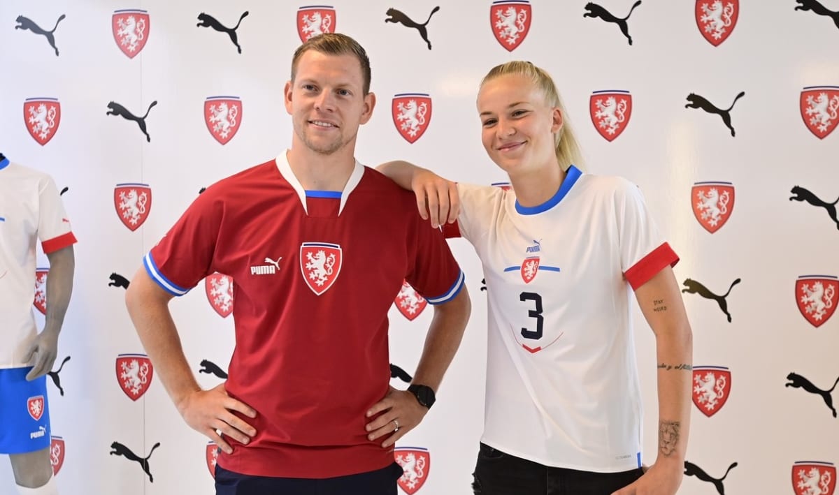 Nové dresy české fotbalové reprezentace
