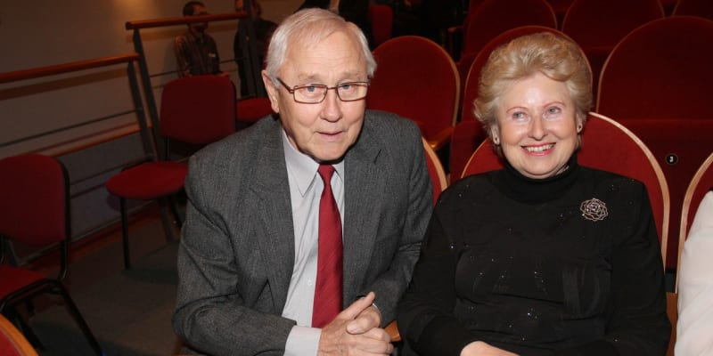 Jaroslav Satoranský s milovanou manželkou Libuší.