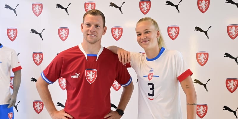 Nové dresy české fotbalové reprezentace