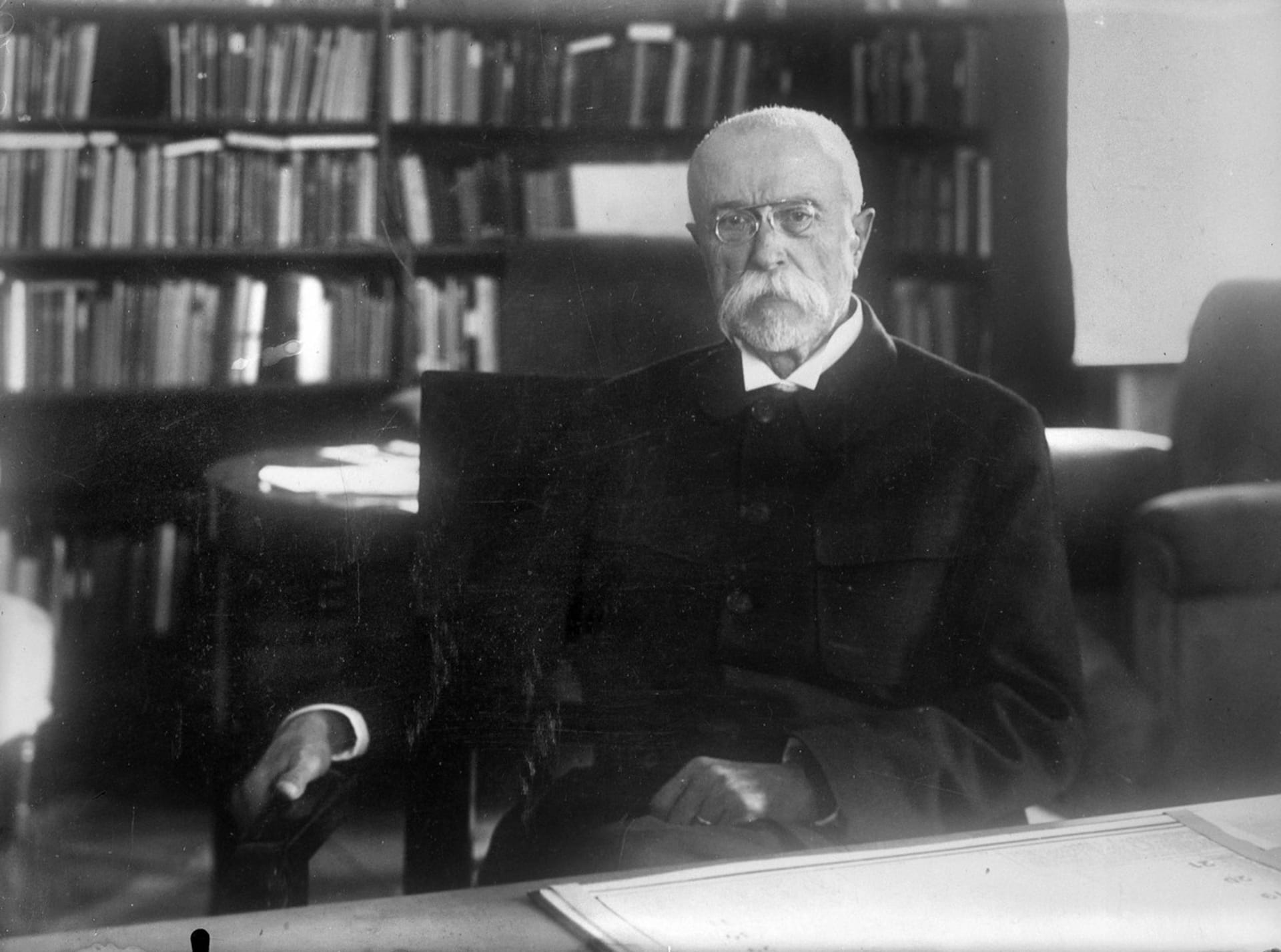 Prezident T. G. Masaryk.