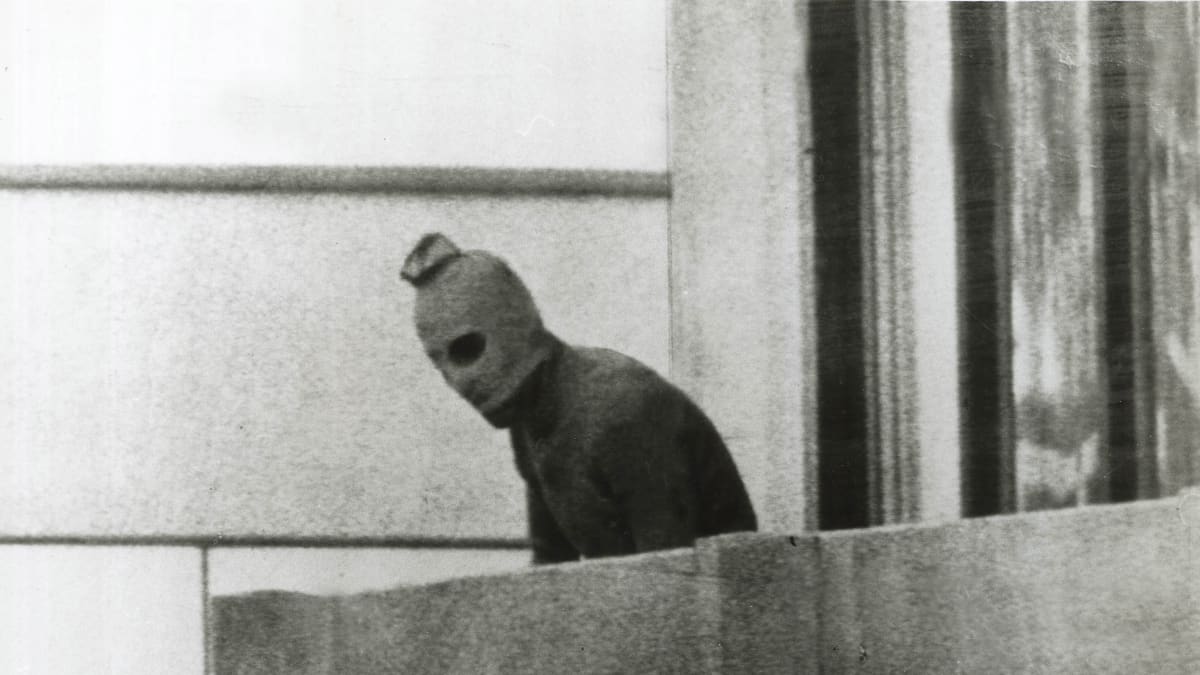 Jeden z teroristů na olympiádě 1972