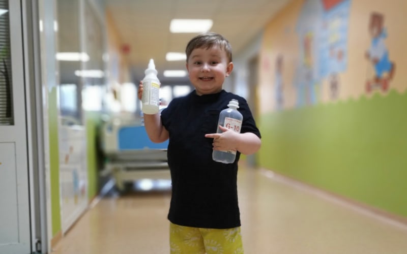 Čtyřletý Marek jako jediný v Česku trpí vzácnou poruchou.