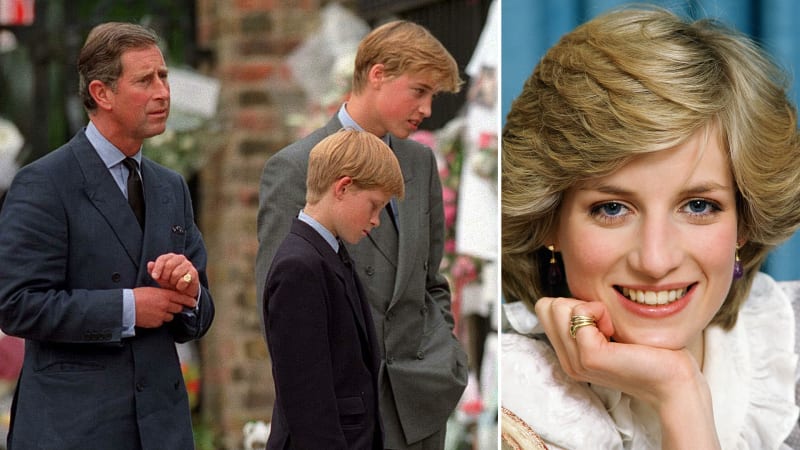 Pohřeb princezny Diany: William a Harry posloužili Charlesovi jako živé štíty
